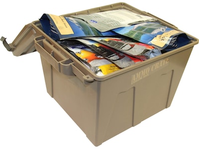 Foto 5 | Caja De Munición Utility Box Mtm Acr12-72 Para Almacenamiento En Seco, 45 Kg, Color Té Oscuro - Venta Internacional.