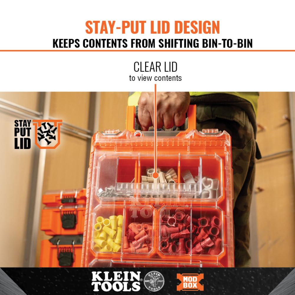 Foto 3 pulgar | Organizador De Herramientas Klein Tools Modbox, Caja Con Compartimentos Altos, 54808mb - Venta Internacional.