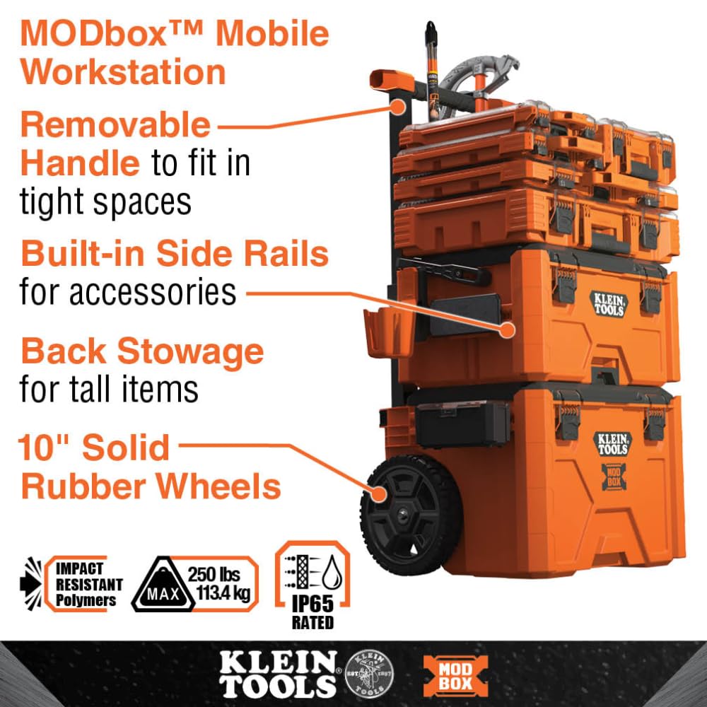 Foto 4 pulgar | Organizador De Herramientas Klein Tools Modbox, Caja Con Compartimentos Altos, 54808mb - Venta Internacional.