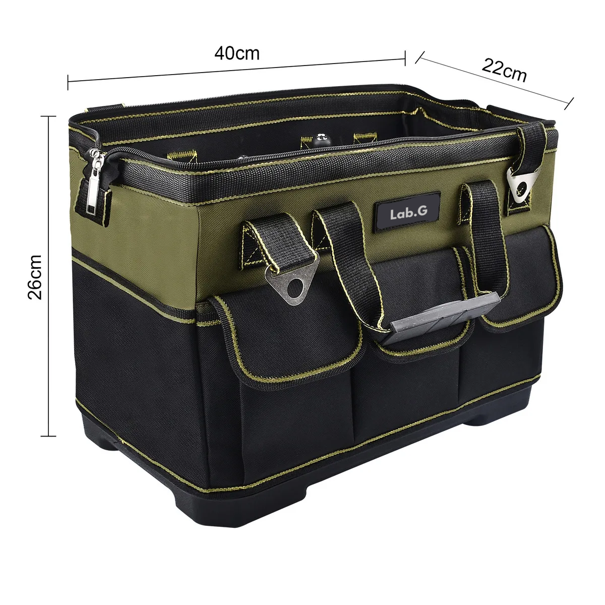 Foto 4 | Bolsa De Herramientas De Cajas Para Electricista Verde Con Negro  Lab.g Multicolor