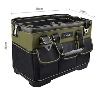 Foto 4 | Bolsa De Herramientas De Cajas Para Electricista Verde Con Negro Lab.g Multicolor