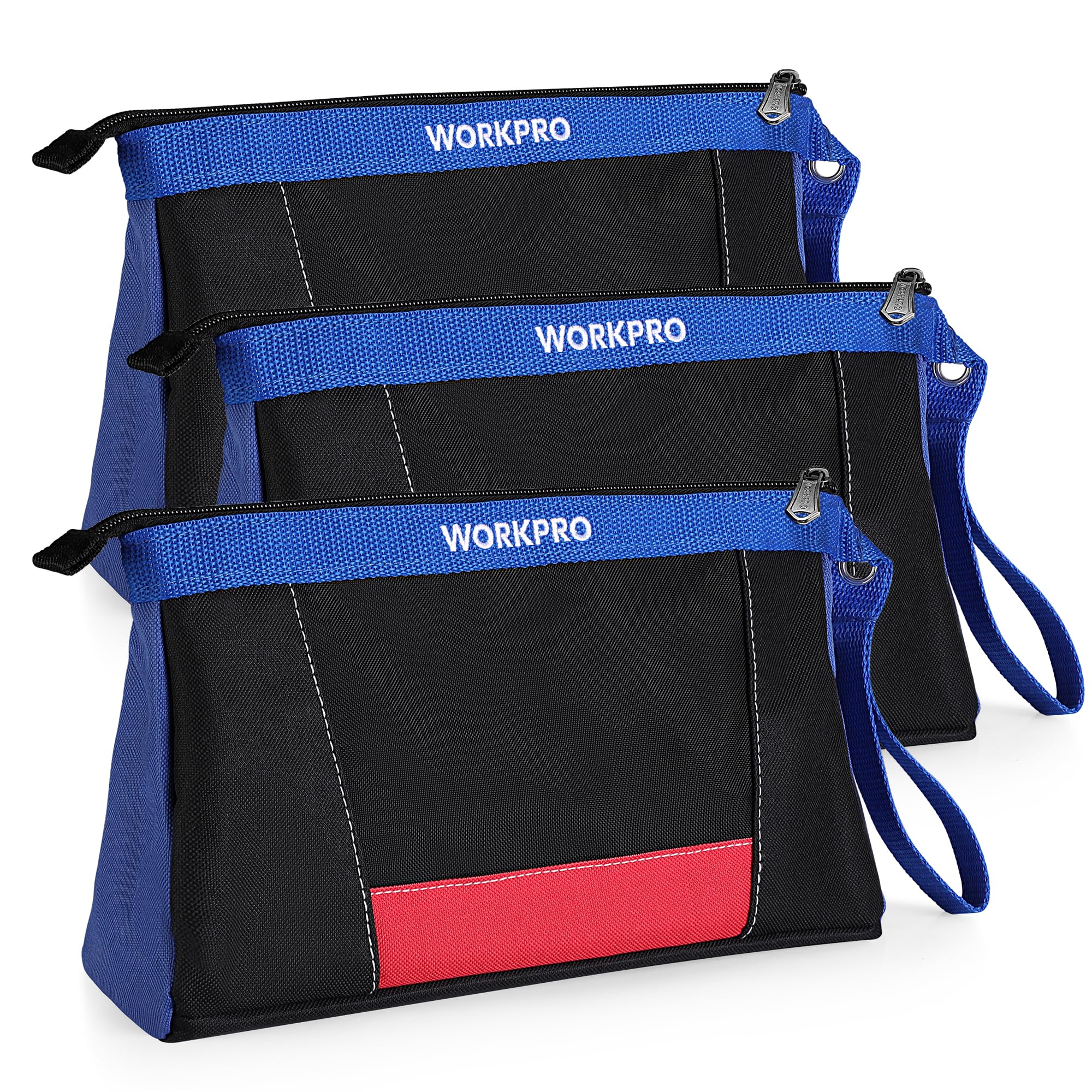 Foto 1 | Bolsas Para Herramientas Workpro 12, Bolsas Pequeñas De Alta Resistencia, 7 X 12 Pulgadas, Paquete De 3 - Venta I