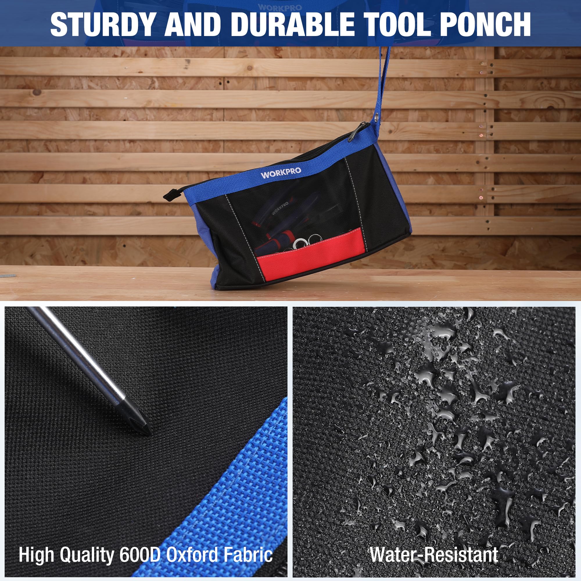 Foto 5 pulgar | Bolsas Para Herramientas Workpro 12, Bolsas Pequeñas De Alta Resistencia, 7 X 12 Pulgadas, Paquete De 3 - Venta I