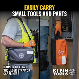 Foto 4 | Juego De Bolsas Para Herramientas Klein Tools 55579 Con Doble Compartimentos Con Cremallera - Venta Internacional.