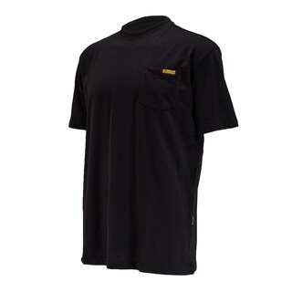 Foto 3 | Camiseta Dewalt Con Bolsillo Para Hombre (negra, Mediana) Para Trabajo Y Para Uso Informal - Venta Internacional.
