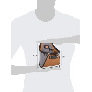 Foto 4 | Bolsa De Trabajo Dickies Para Clavos O Tornillos Rígidos Con Clip Para Cinta Métrica - Venta Internacional.