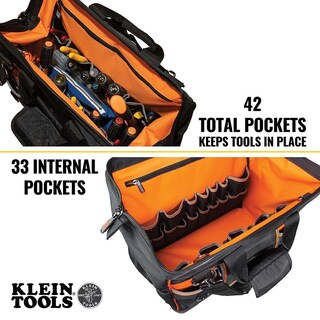 Foto 3 | Bolsa Para Herramientas Klein Tools 55469 Tradesman Pro, Abierta - Venta Internacional.