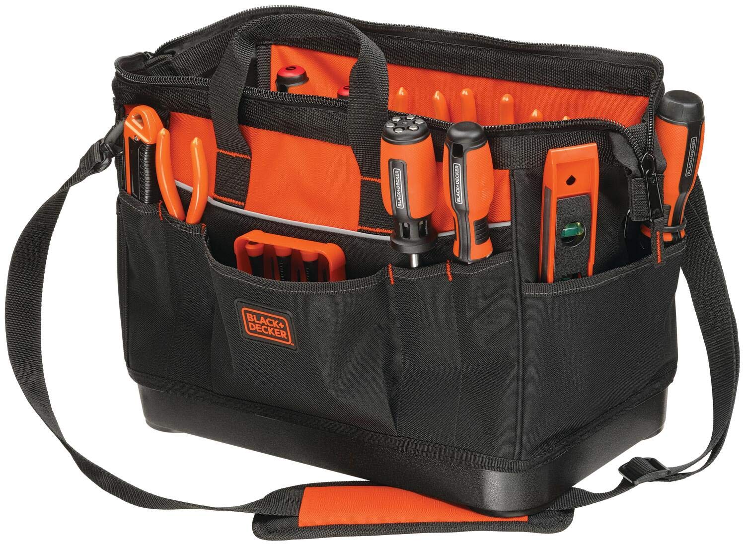 Foto 8 pulgar | Bolsa De Herramientas Black+decker Bdst500002apb De 40 Cm Con Bolsillos Y Correa - Venta Internacional.