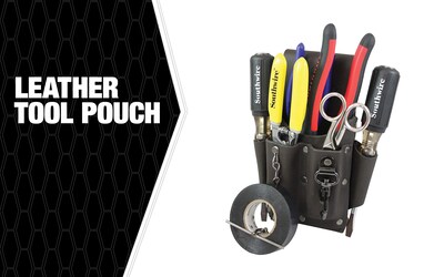 Foto 2 | Funda Para Herramientas Southwire Pouch4 De Piel Con 5 Bolsillos Y Cadena De Cinta - Venta Internacional.