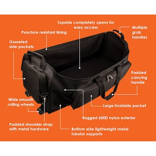 Foto 4 | Bolsa De Herrajes Protec Cp205wl 36 Con Ruedas - Venta Internacional.