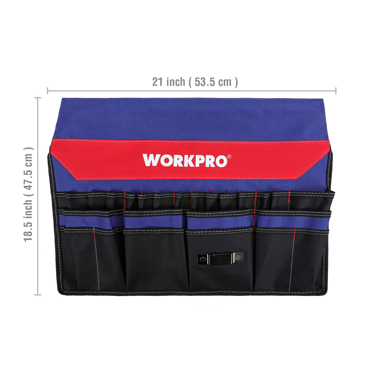 Foto 6 | Cubeta Organizadora De Herramientas Workpro Para 13-19 Litros Con 51 Bolsillos - Venta Internacional.