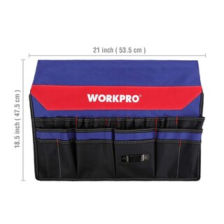 Foto 6 | Cubeta Organizadora De Herramientas Workpro Para 13-19 Litros Con 51 Bolsillos - Venta Internacional.
