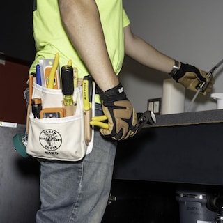 Foto 7 | Funda Para Herramientas Klein Tools 5125 De Lona Y Piel Con 5 Bolsillos - Venta Internacional.