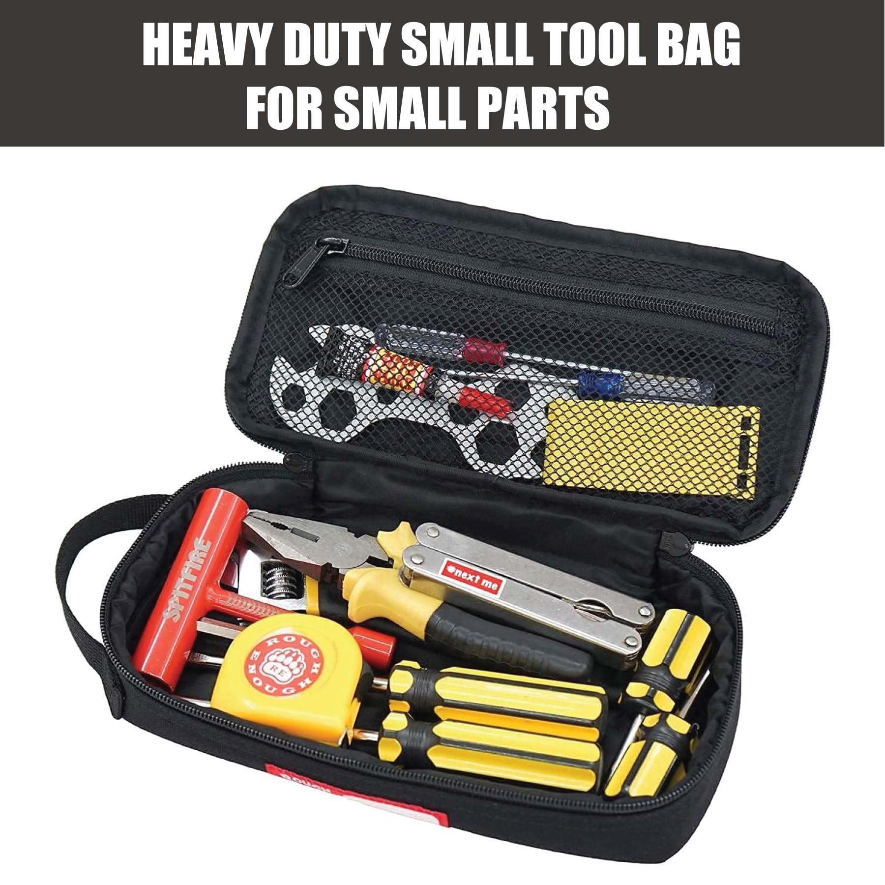 Foto 2 | Bolsa De Herramientas Rough Enough Small Negra Para Hombre - Venta Internacional.