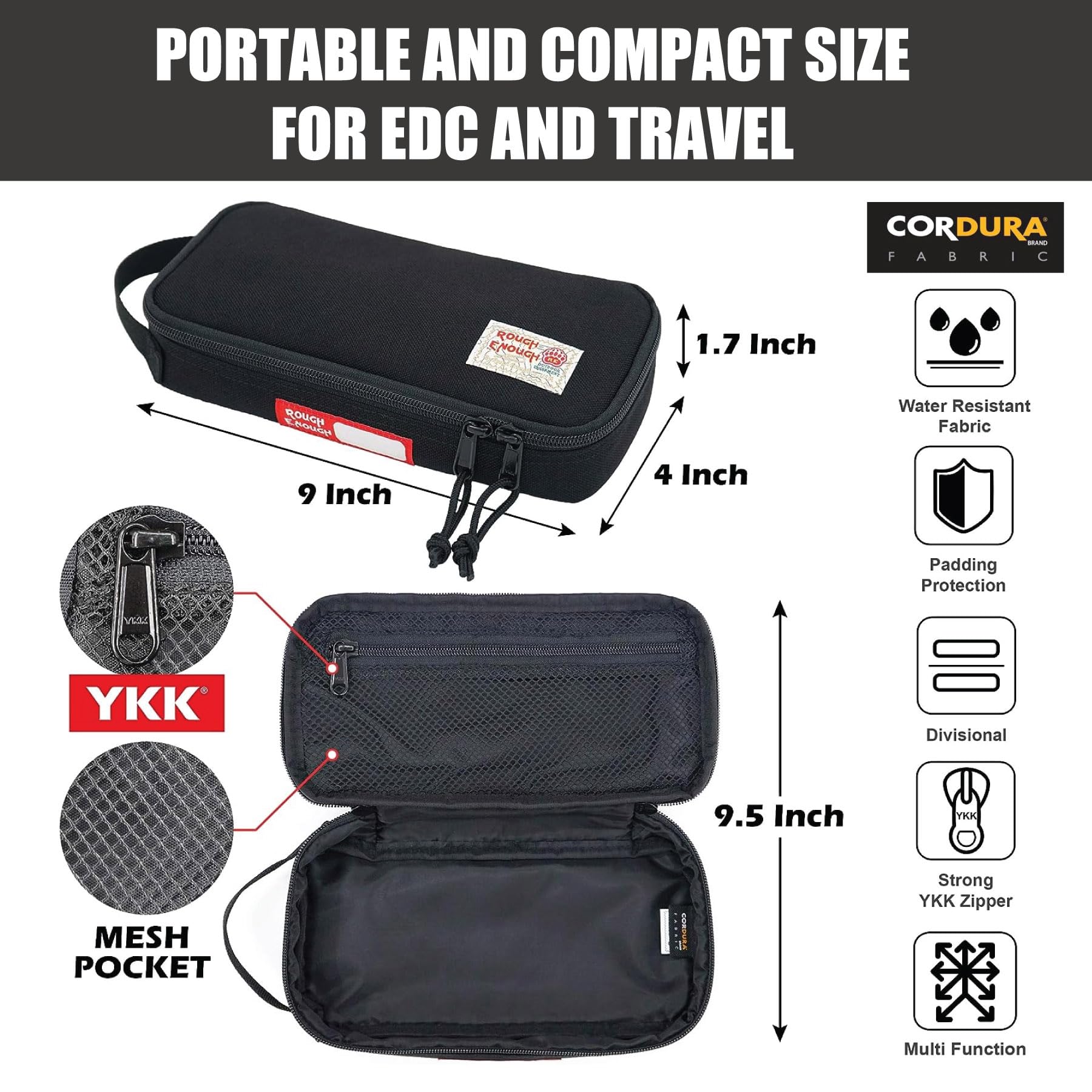 Foto 7 pulgar | Bolsa De Herramientas Rough Enough Small Negra Para Hombre - Venta Internacional.
