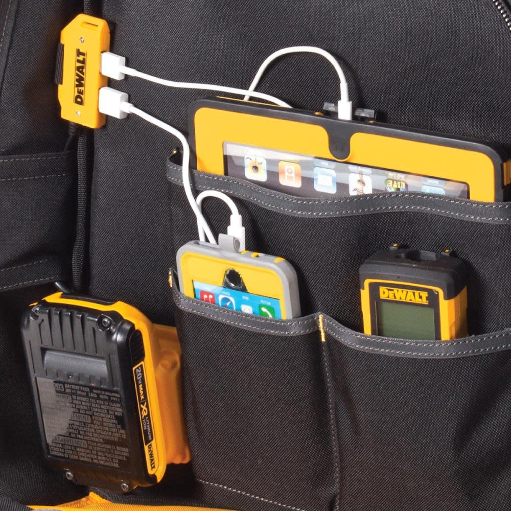 Foto 3 pulgar | Mochila Para Herramientas Dewalt Con Carga Usb Y 20 Bolsillos - Venta Internacional.