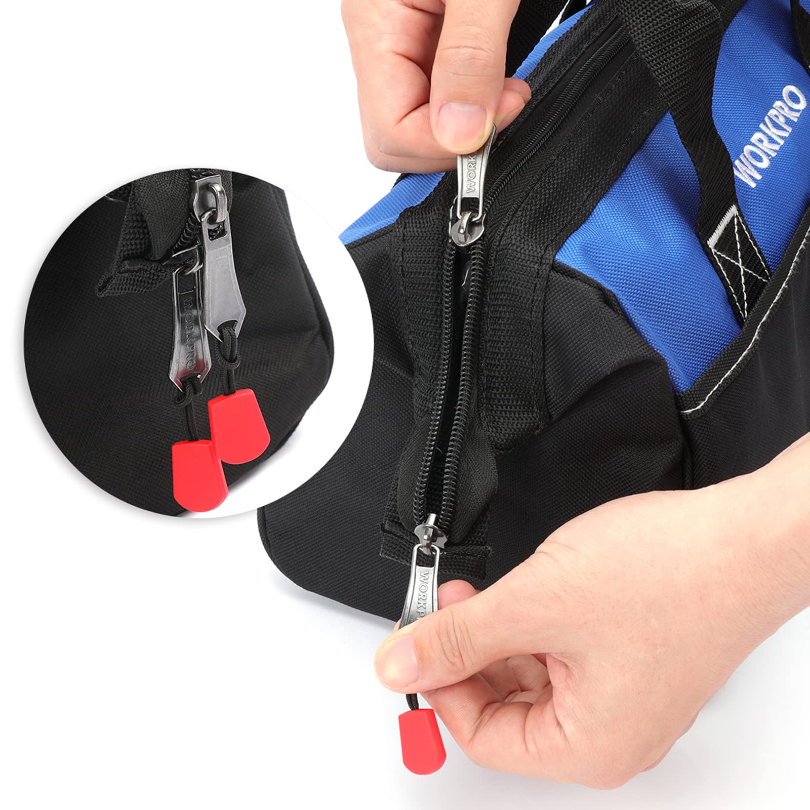 Foto 5 pulgar | Bolsa De Herramientas Workpro Bolsa De Mano Para Herramientas De Boca Ancha De 13 Pulgadas - Venta Internacional.