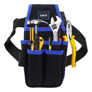 Foto 5 | Bolsa Porta Herramientas Lab.g Profesional Para Electricistas Negro Orillas Azul