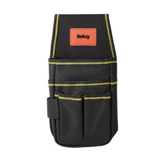 Foto 1 | Bolsa Porta Herramientas Belug Profesional Cinturón Ajust 13 Compartimientos Negro Orillas Amarillas
