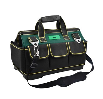Foto 1 | Bolsa Porta Herramientas Lab.g Electricista Correa De Hombro Ajustable Negro Verde Lineas Amarillas