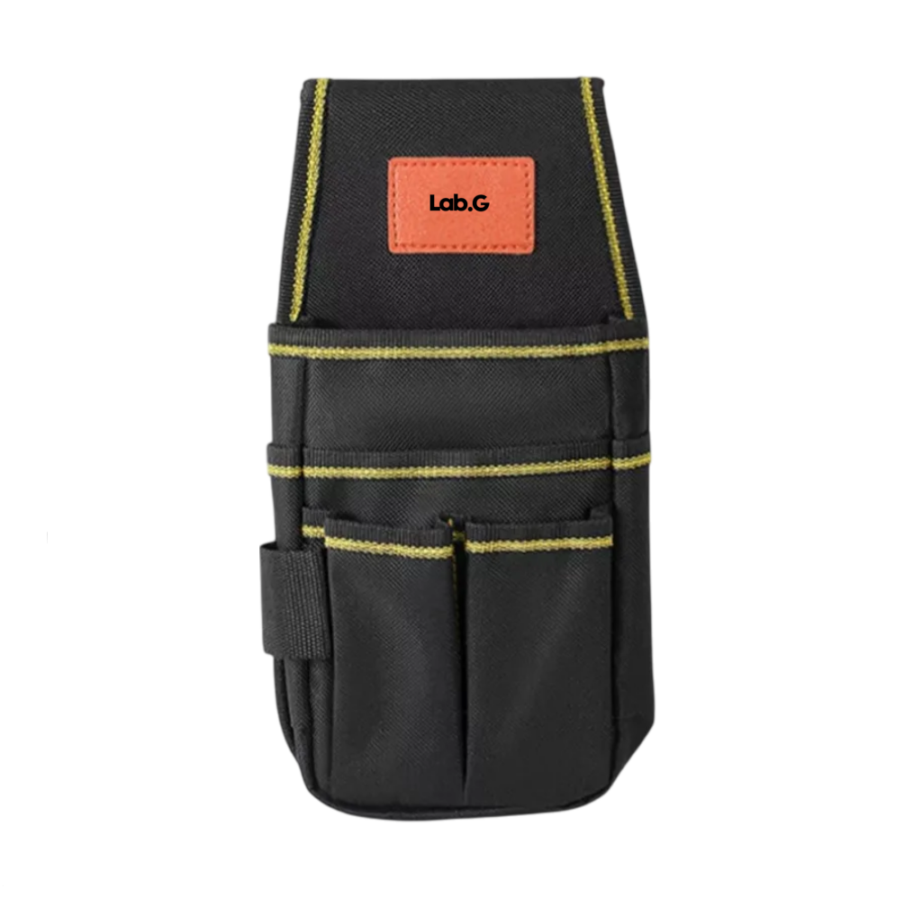 Foto 1 | Bolsa Porta Herramientas Lab.g Profesional Cinturón Ajust 13 Compartimientos Negro Orillas Amarillas