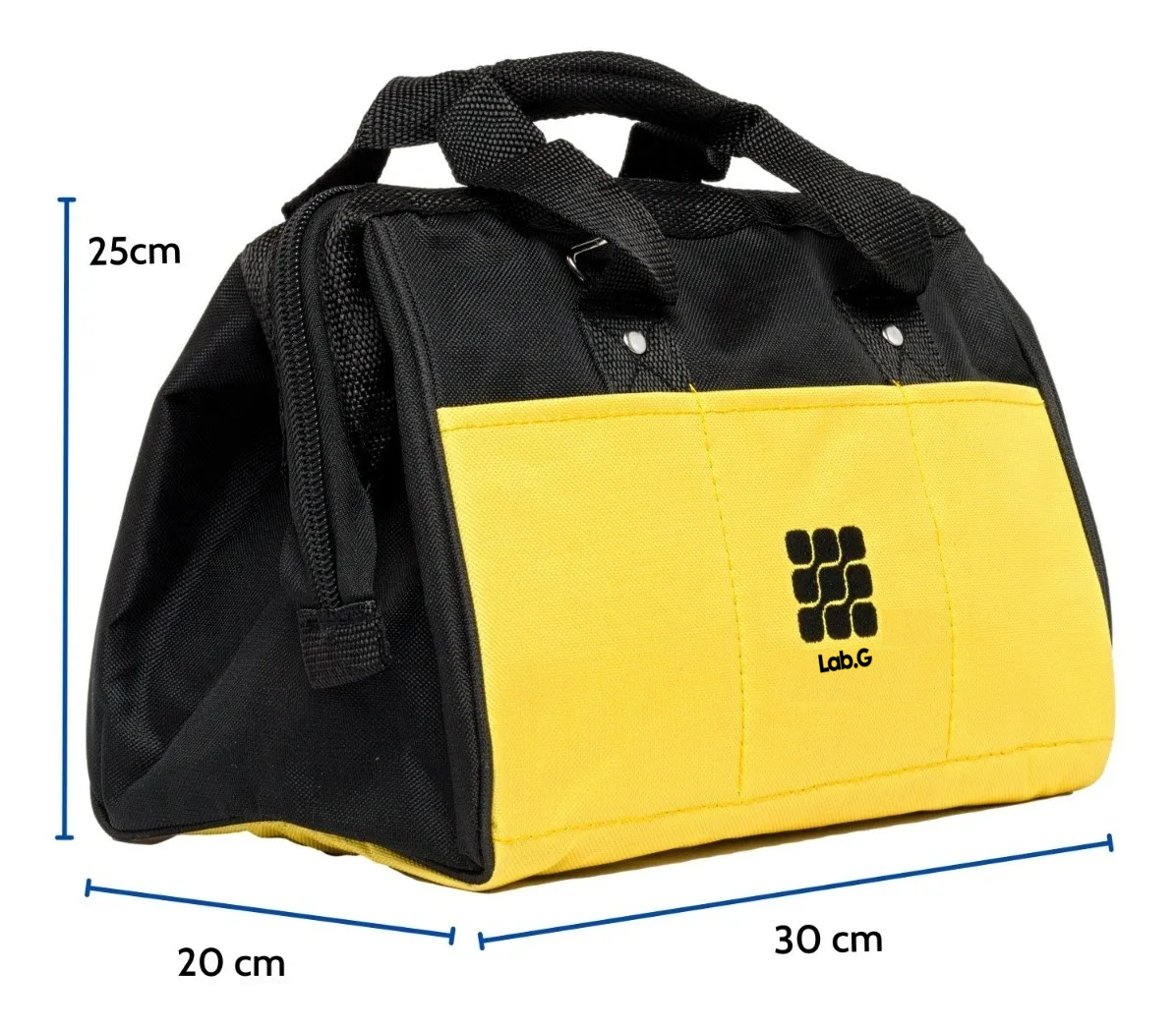 Foto 3 pulgar | Bolsa Porta Herramienta Lab.g30x25x20cm 20 Bolsillos Resiste Amarillo Negro