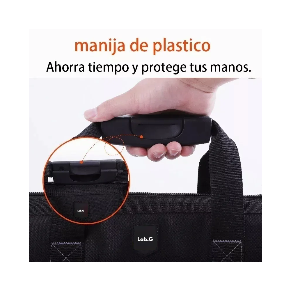 Foto 5 | Bolsa De Herramientas Lab.gmochila Electricista Multifuncional Negro