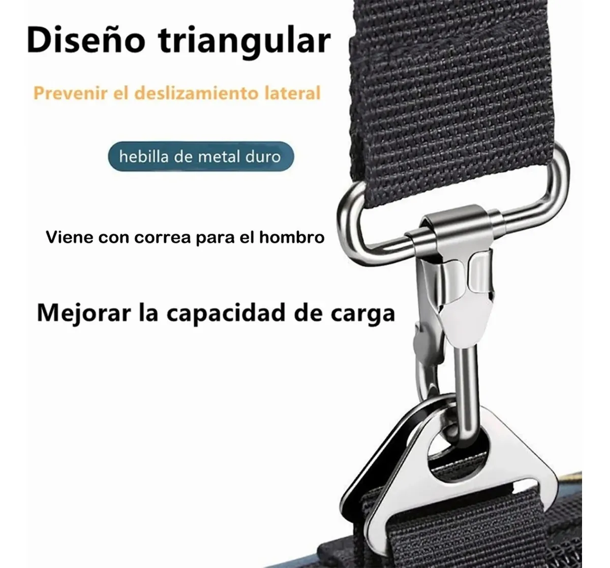 Foto 5 | Maleta De Herramientas Lab.g Con Gran Capacidad Mochila Organizador Color Negro Amarillo