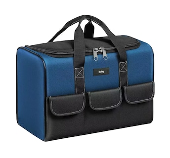Foto 1 | Maleta De Herramientas Belug 20 Pulgadas Mochila Organizador Negro Azul Marino