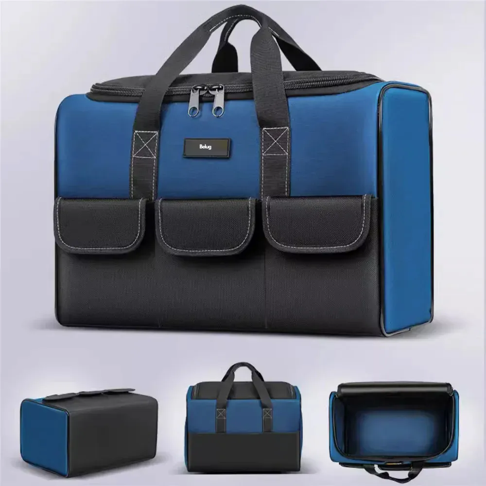 Foto 3 pulgar | Maleta De Herramientas Belug  20 Pulgadas Mochila Organizador Negro Azul Marino