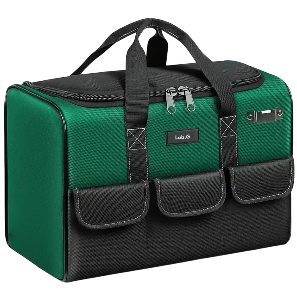 Foto 1 | Maleta Herramientas Lab.g 20 Pulgadas Impermeable Electricista Negro Verde Oscuro
