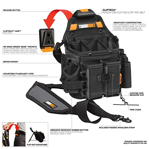 Foto 3 pulgar | Funda Toughbuilt Journeyman Electrician Con Correa Para El Hombro - Venta Internacional.