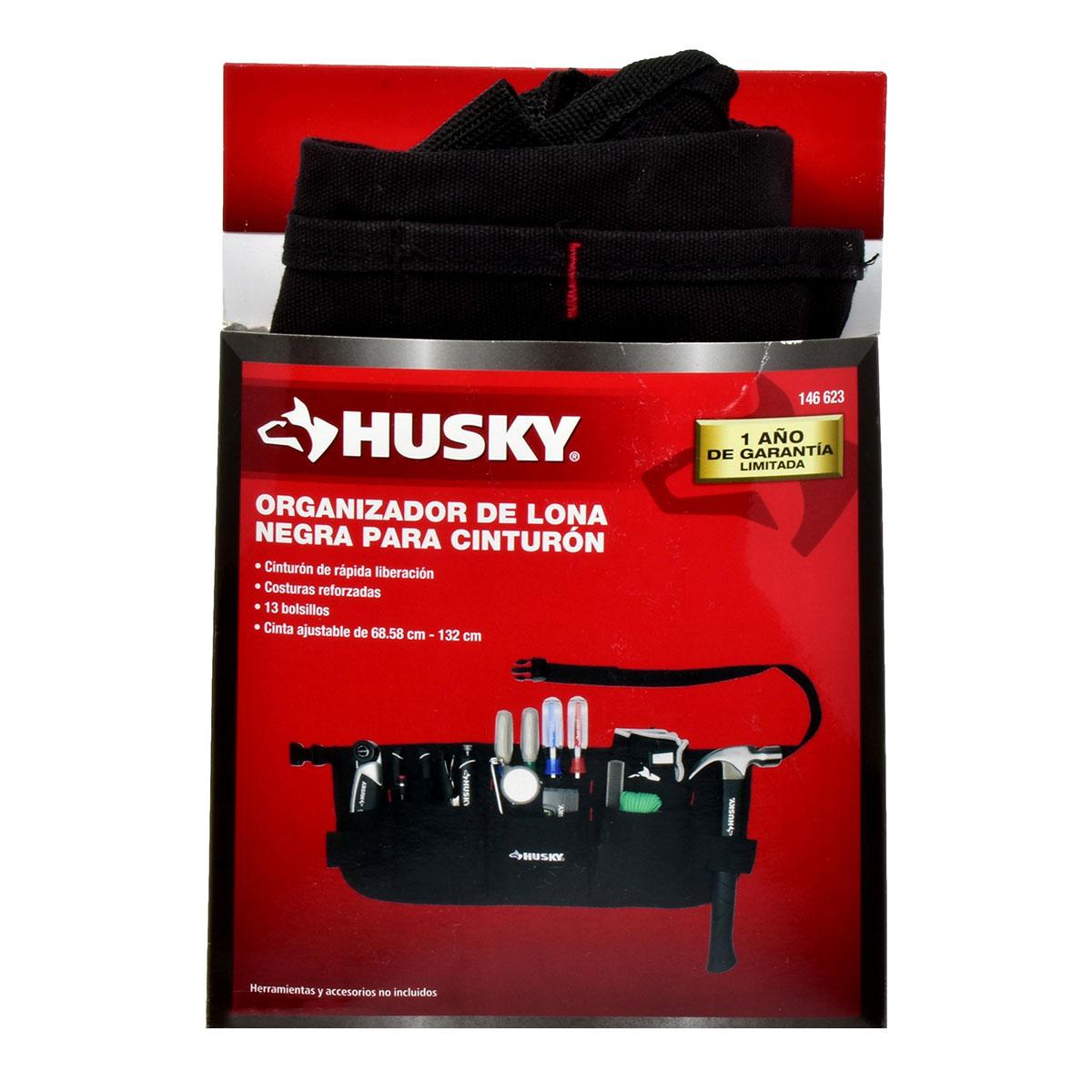Foto 5 pulgar | Delantal De Cintura Husky Con 13 Bolsillos Para Herramientas