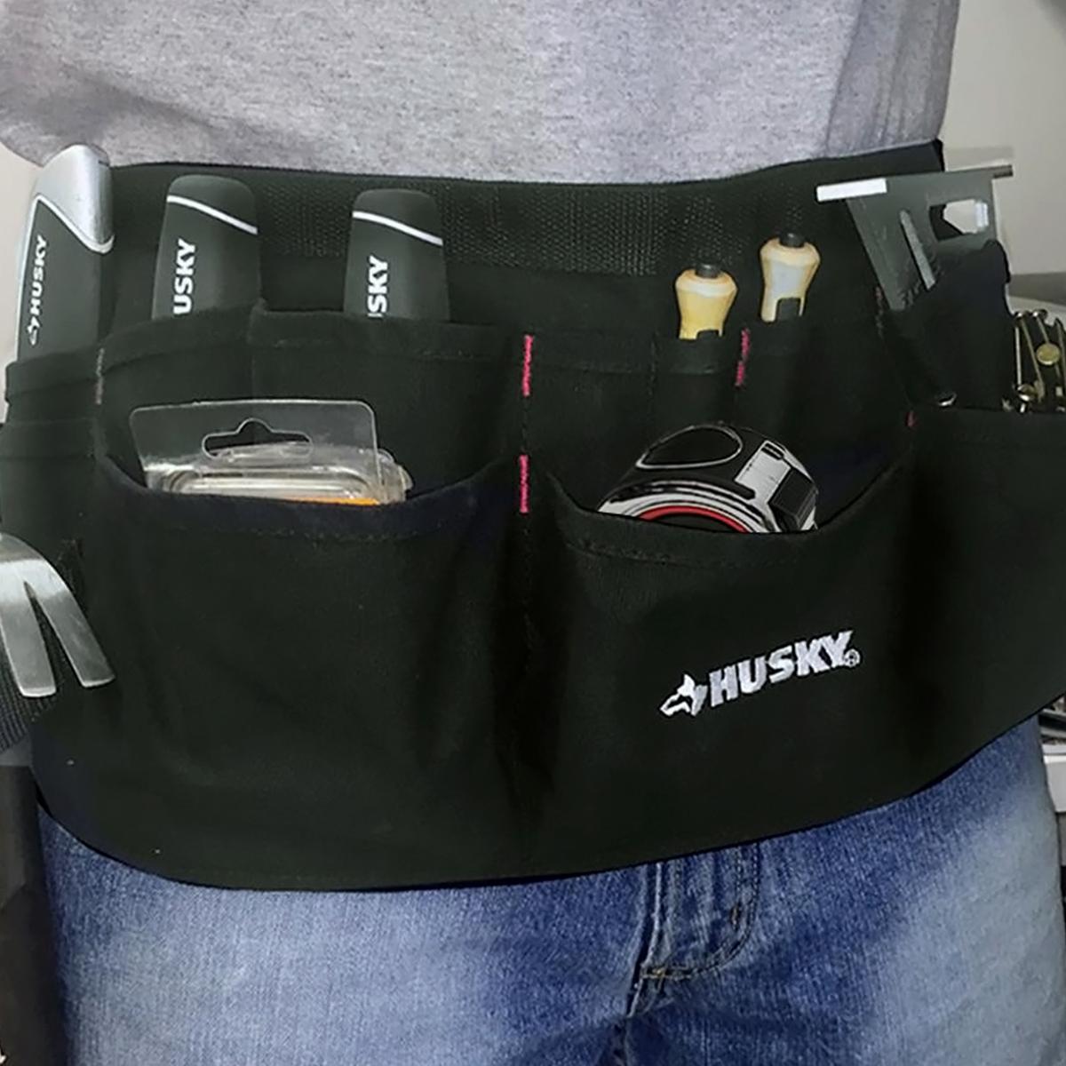 Foto 6 pulgar | Delantal De Cintura Husky Con 13 Bolsillos Para Herramientas