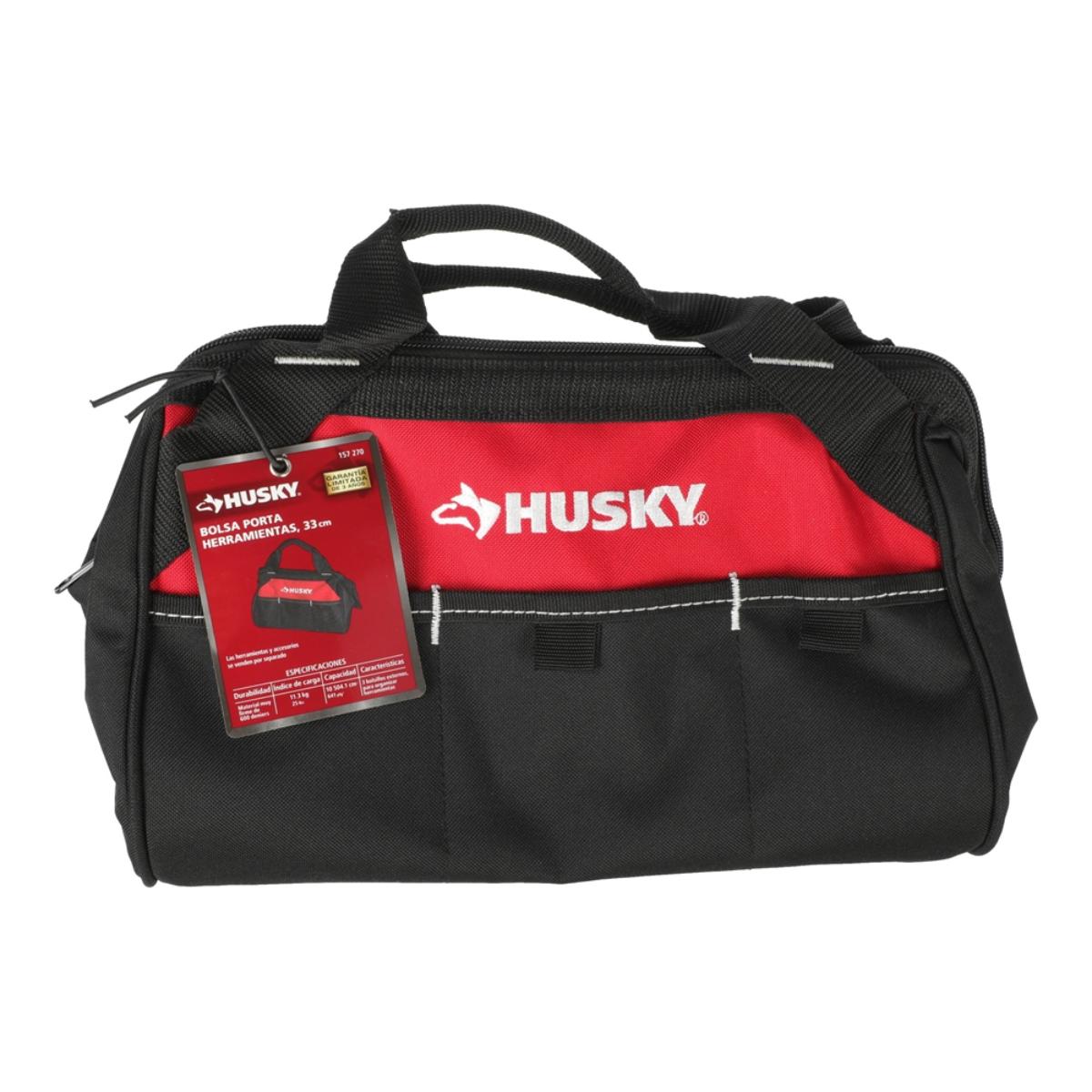 Foto 2 pulgar | Bolsa De Herramientas Husky  13 Pulgadas Con 3 Compartimientos