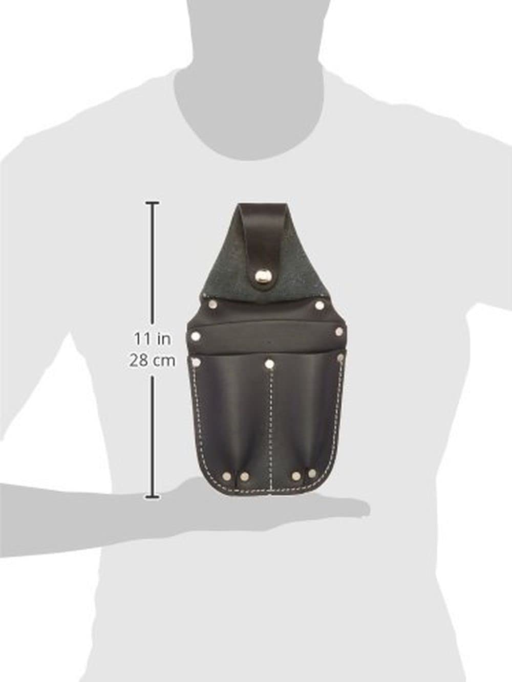 Foto 4 pulgar | Pocket Caddy Occidental De Piel Negra Con 4 Bolsillos Y Portaherramientas - Venta Internacional.