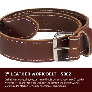 Foto 2 | Cinturón De Trabajo De Piel Occidental Leather Oxyred Large - Venta Internacional.