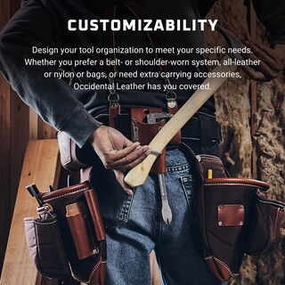 Foto 4 | Cinturón De Trabajo De Piel Occidental Leather Oxyred Large - Venta Internacional.