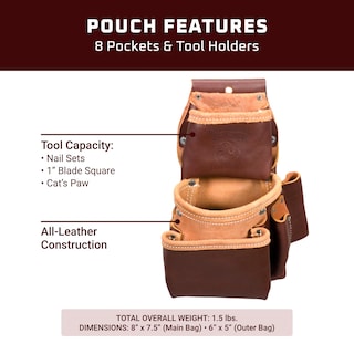 Foto 3 | Bolsa Con Cierre Occidental Leather Pro Trimmer Con 8 Bolsillos - Venta Internacional.