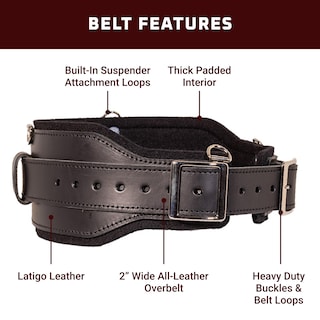 Foto 3 | Sistema De Cinturón Comfort Occidental Leather Stronghold Black Large - Venta Internacional.