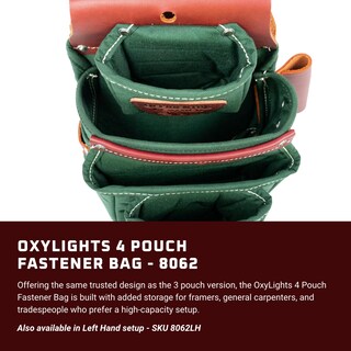 Foto 2 | Bolso Con Cierre Occidental Leather Oxylights 4 Bolsillos Mano Derecha - Venta Internacional.