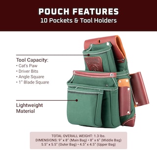 Foto 4 | Bolso Con Cierre Occidental Leather Oxylights 4 Bolsillos Mano Derecha - Venta Internacional.
