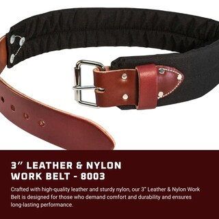 Foto 2 | Cinturón Para Herramientas Occidental Leather 3 De Piel Y Nailon Pequeño - Venta Internacional.