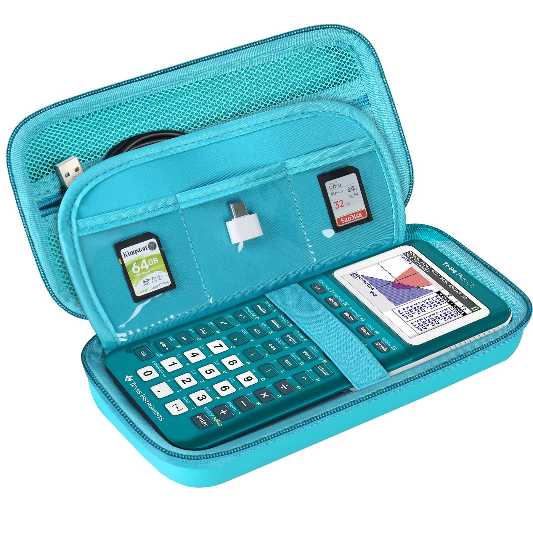 Foto 2 pulgar | Funda Rígida Bovke Para Texas Instruments Ti-84 Plus Ce  Color Turquesa - Venta Internacional.