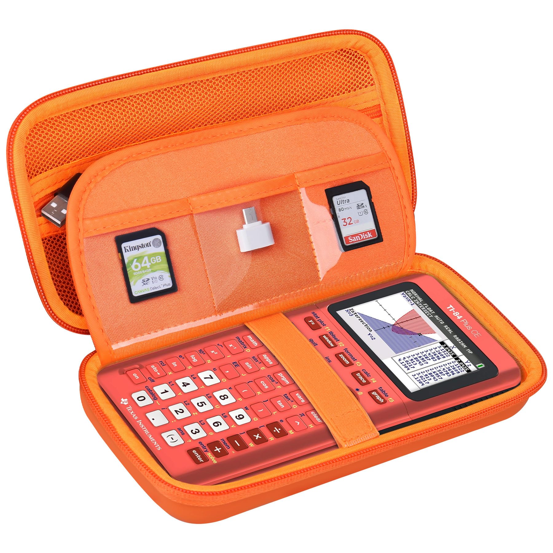 Foto 1 | Funda Rígida Bovke Para Texas Instruments Ti-84 Plus Ce  Color Naranja - Venta Internacional.
