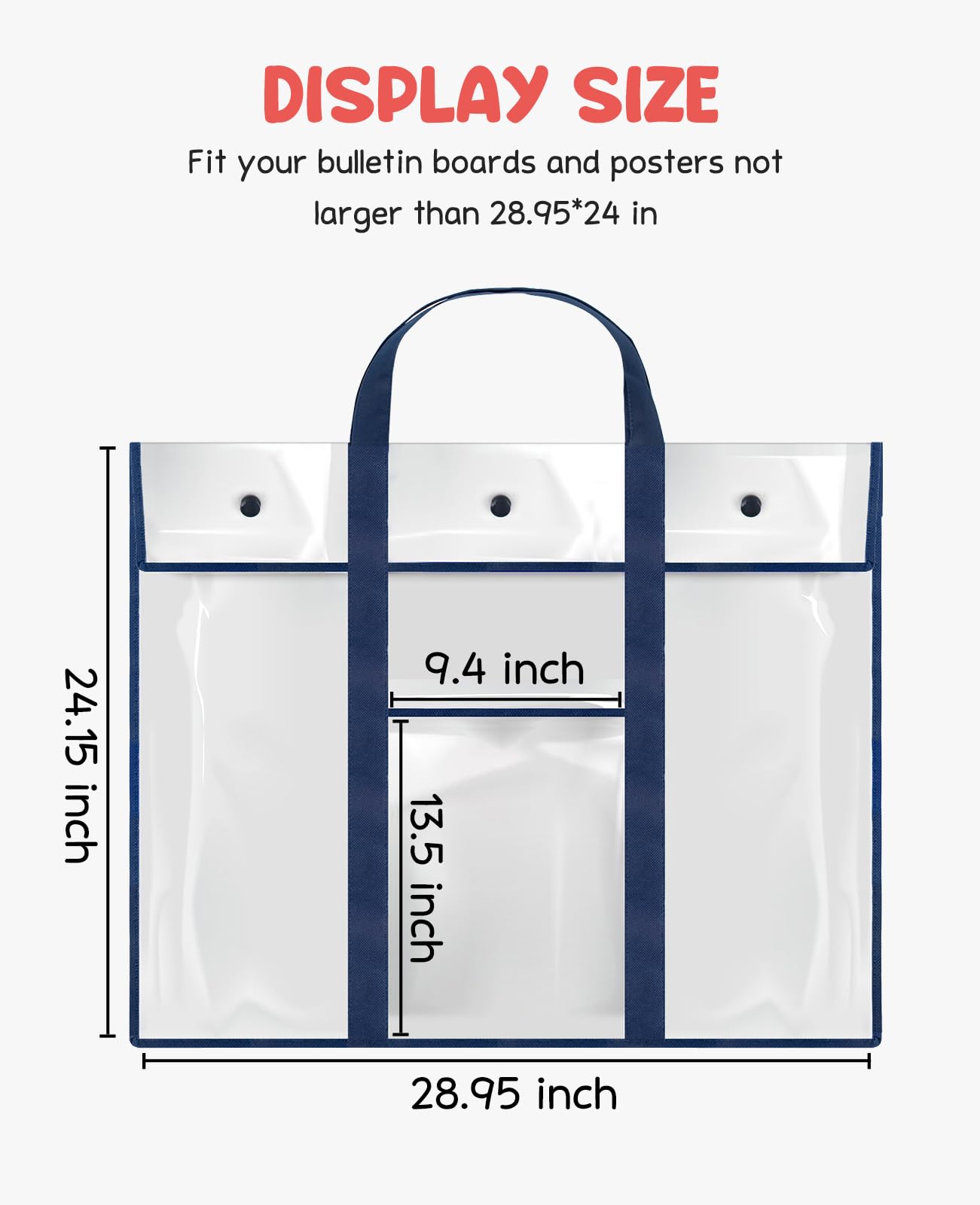Foto 4 pulgar | Bolsa De Almacenamiento De Pósters Gamenote Grande De 80 X 64 Cm Con Bolsillo Adicional - Venta Internacional.