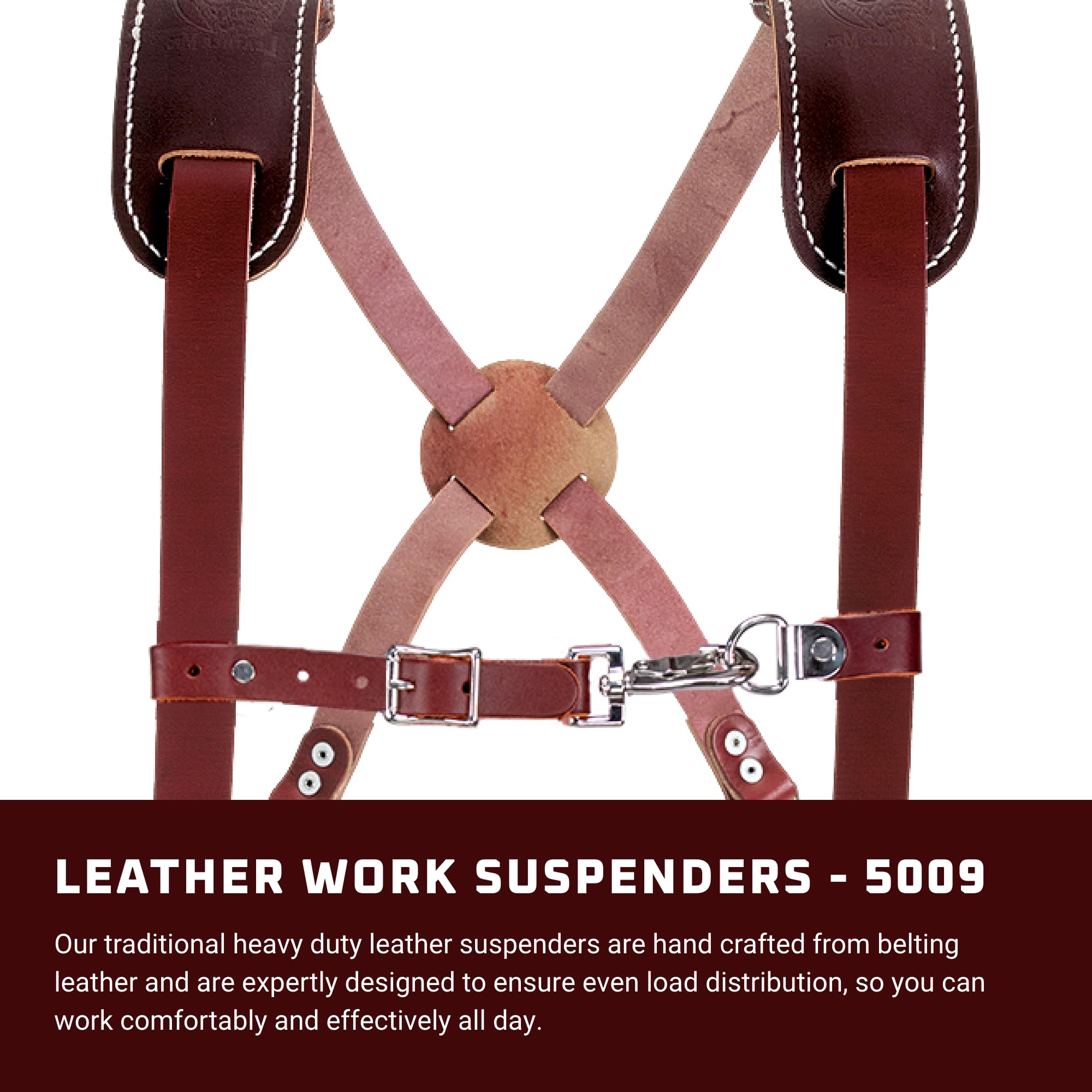Foto 3 pulgar | Tirantes De Trabajo Occidental Leather Bridle Leather Fabricados En Ee. Uu. - Venta Internacional.