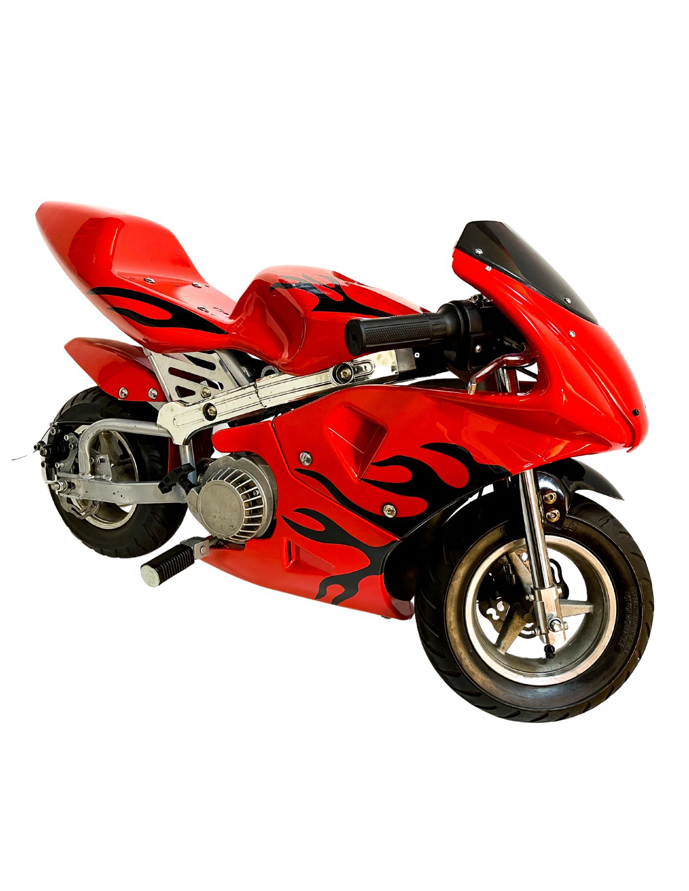 Foto 2 pulgar | Mini Moto Montable para Niños Shahoma Premium Roja Motor 49cc
