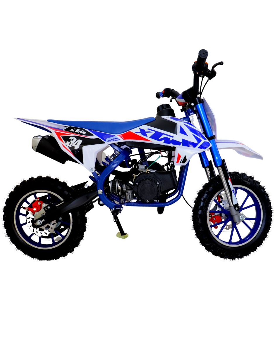 Foto 2 | Minimoto Premium Motocross Xtm Nts01 color Azul Motor 49cc Off Road Shahoma