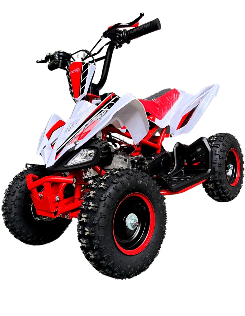 Mini Cuatrimoto Atv03 Roja Motor 49cc Encendido Electrico $13,999